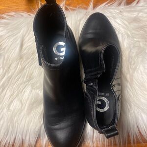 Guess black booties size 6.5